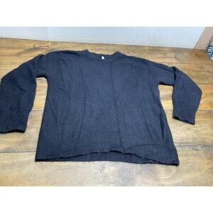 Babaton The Group Aritzia Crewneck Sweater Womens Size Small Black Alpaca Wool